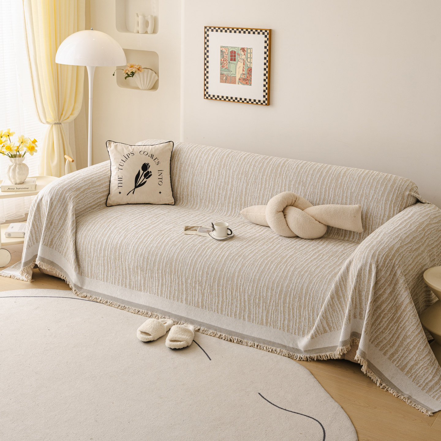 沙发巾四季通用2025新款一整张全盖布防猫抓坐垫防滑全包沙发套罩,淘宝优惠券,粉丝福利购,淘宝优惠卷