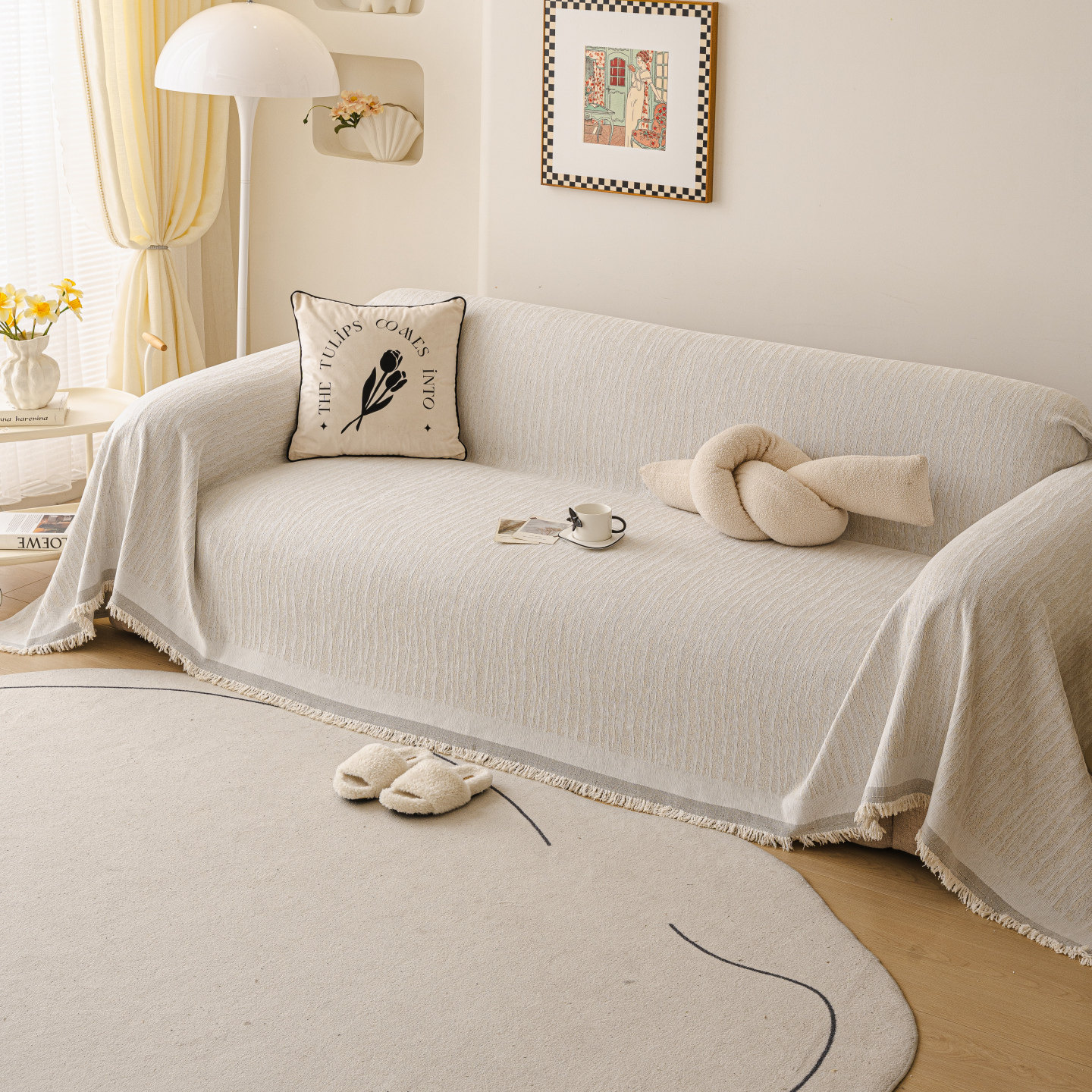 沙发巾四季通用2025新款一整张全盖布防猫抓坐垫防滑全包沙发套罩,淘宝优惠券,粉丝福利购,淘宝优惠卷