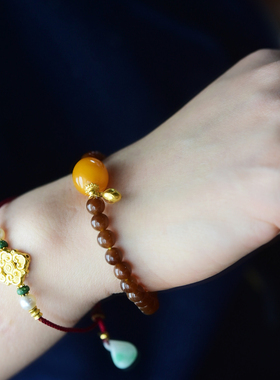 一斤钻戒手链天然和田糖玉