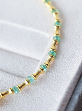 一斤钻戒天然祖母绿18K金