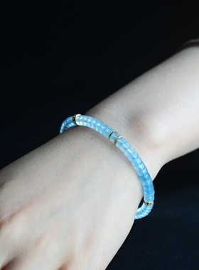 一斤钻戒天然原矿海蓝宝