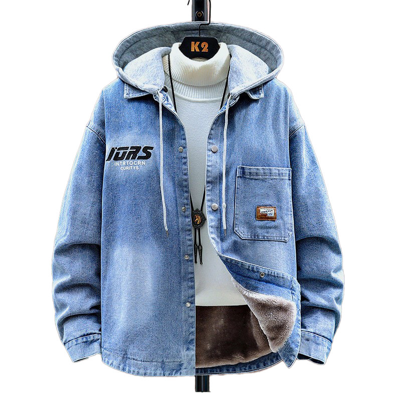 青少年牛仔外套秋冬季13男孩12岁初高中学生加绒加厚夹克14男装15,淘宝优惠券,粉丝福利购,淘宝优惠卷