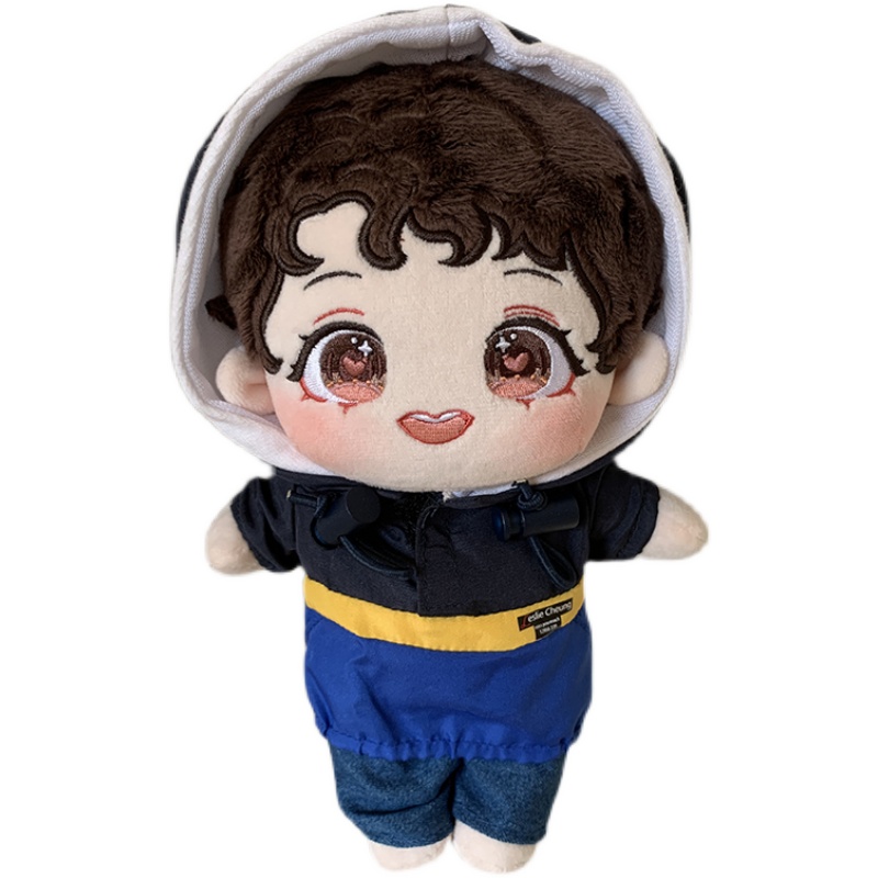 哥哥张国荣公仔会说话的语音棉花娃娃明星同款20cm娃衣服纪念礼物 - 图3