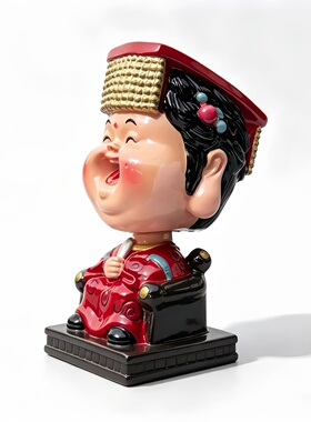 摇头弹簧小神仙可爱妈祖平安车载