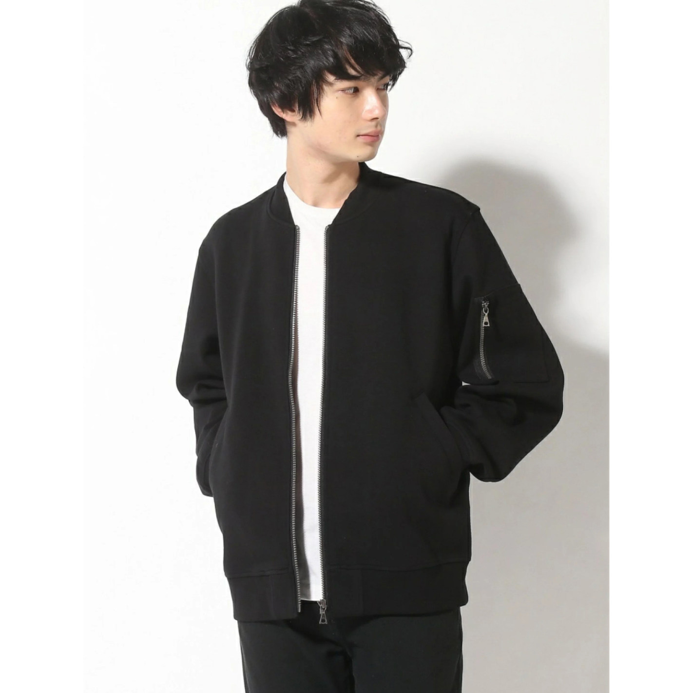 日单gw秋冬新款时尚休闲罗纹领口袋棒球服飞行夹克外套男女31647,淘宝优惠券,粉丝福利购,淘宝优惠卷