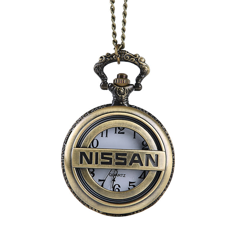 大号DF002字母雕刻镂空标志怀表 汽车标志怀表 - 图1