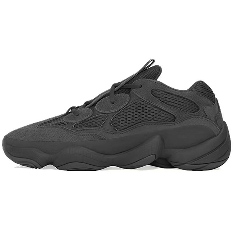 北卡大学 AdidasYeezy500椰子黑武士黑魂2023版休闲跑步鞋 F36640-图3