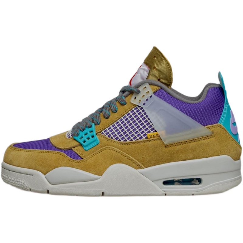 北卡Air Jordan 4 AJ4 x Union荒漠苔藓灰褐30周年DJ5718-300-242 - 图3