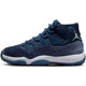 AJ11 blue velvet high-top retro basketball shoes