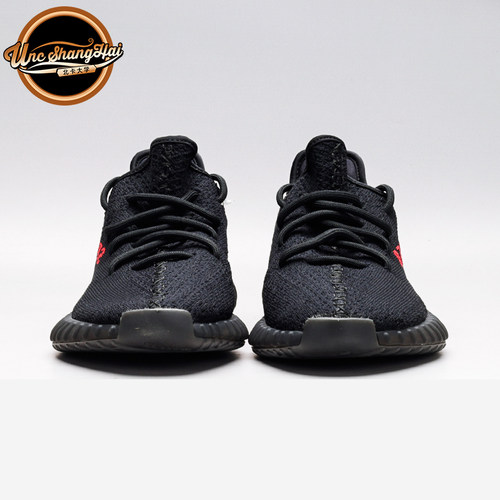 北卡大学 Adidas Yeezy 350 Boost V2 黑红字 侃爷 椰子 CP9652 - 图1