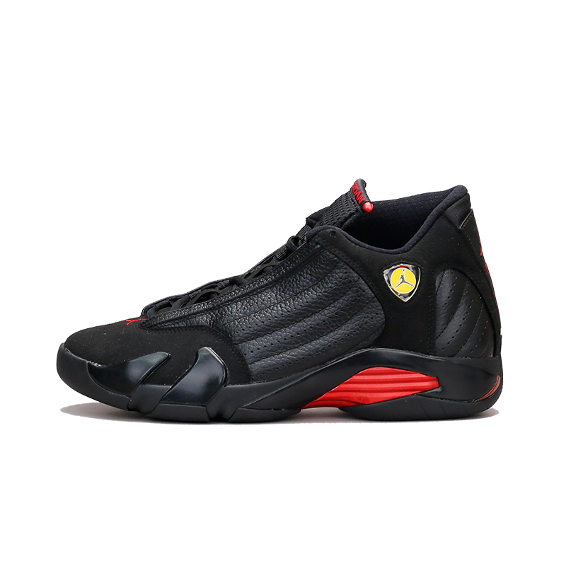 北卡大学 Air Jordan 14 Retro AJ14 黑红最后一投 487471-003 - 图3