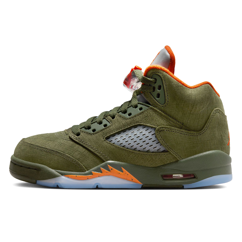 耐克NIKE Air Jordan 5复古AJ5防滑耐磨大童高帮篮球鞋440888-308 - 图3