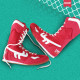 High-top non-slip breathable training wrestling ankle boxing shoes