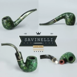 Импортный старомодный мундштук ручной работы, Италия, крокодил