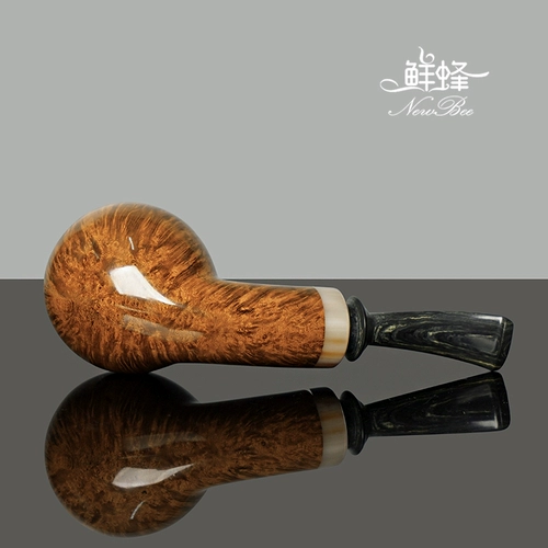 Newbee Fresh Bee Lush Nanmu Pipe Men's Men's Handmade Cold Wood Big Apple Broade Bucket