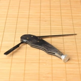 CT06231 Черный деревянный сталь сталь дым дымо дым.