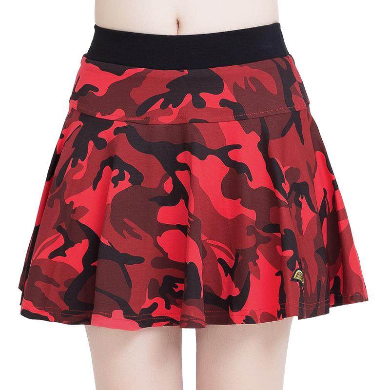 新款水兵舞防走光裙子休闲蓬蓬裙红迷彩裤裙广场舞运动半身女裙,淘宝优惠券,粉丝福利购,淘宝优惠卷