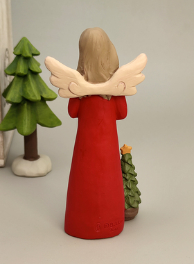 手工彩绘美式树脂桌面摆件