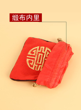 文玩首饰布袋双层拉伸袋