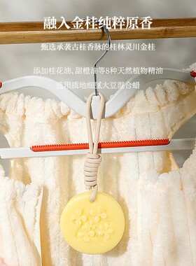 桂花衣柜香薰蜡片持久留香除味