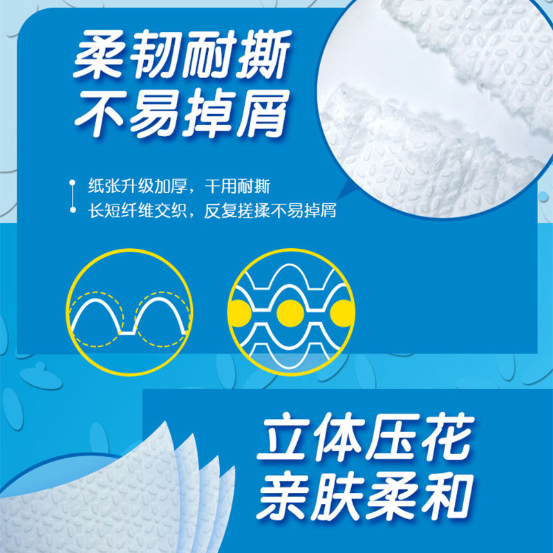 洁云4D溶有芯卷纸家用实惠装厕纸厕所纸巾卫生纸卷筒纸整箱批,淘宝优惠券,粉丝福利购,淘宝优惠卷