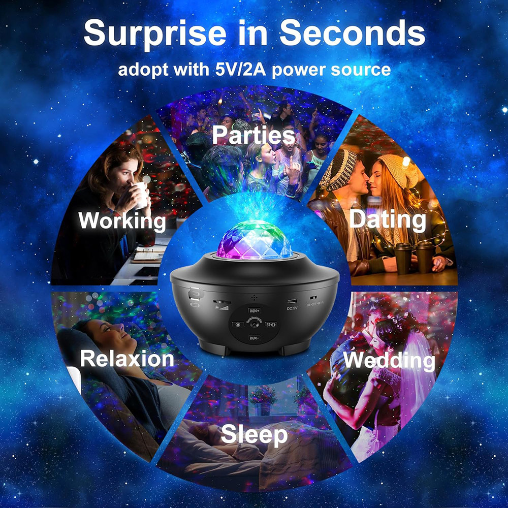 高级货！能看能听！出欧美星空投影小夜灯儿童星夜灯无线蓝牙音箱,淘宝优惠券,粉丝福利购,淘宝优惠卷