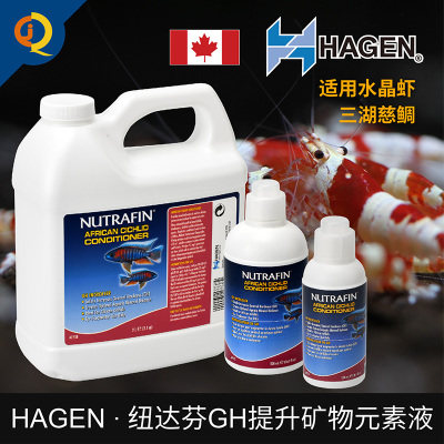 赫根GH硬度提升液HAGEN纽达芬浓缩硝化菌水晶虾矿物质补充剂 - 图0