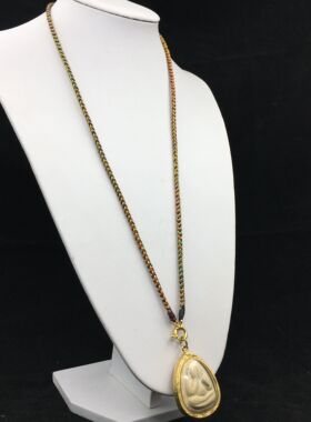 挂绳纯银扣不掉色佛牌链可定制