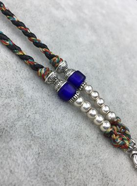 加粗佛牌翡翠蜜蜡项链绳护身符