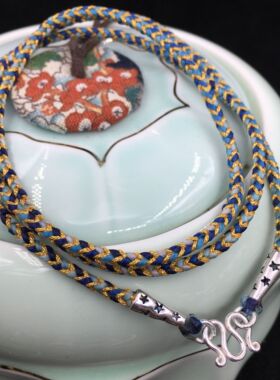 不掉色原创纯银佛牌链