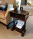 American style sofa corner bedside table