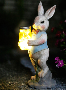 太阳能玻璃户外防水草坪卡通