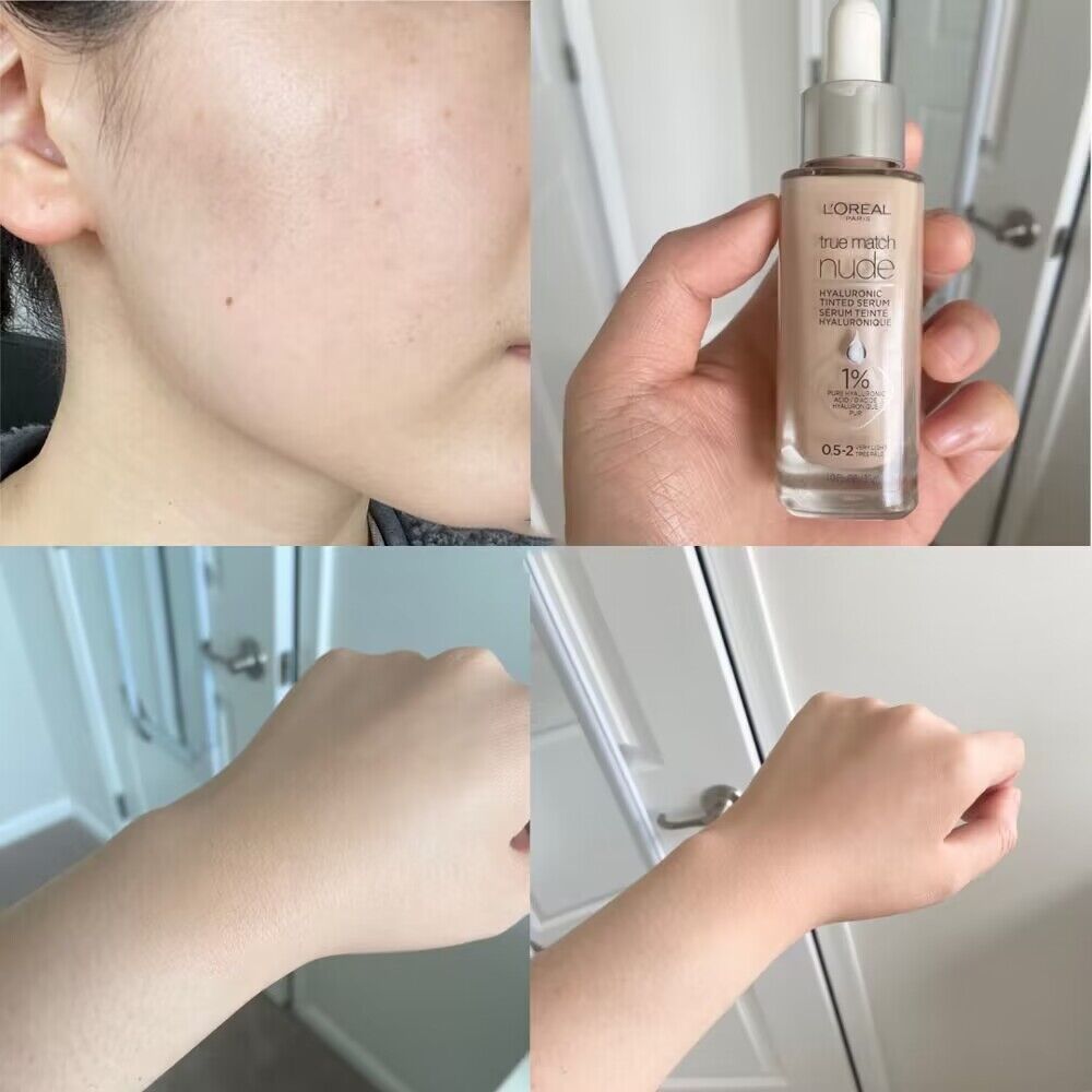 现美国欧莱雅Loreal True Match Tinted Serum1%玻尿酸精华液粉底 - 图0