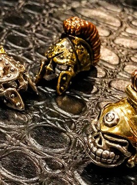 施特林军团骷髅限量男刀坠