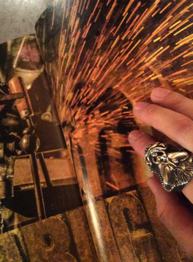 欧美风925银戒指现货流行首饰