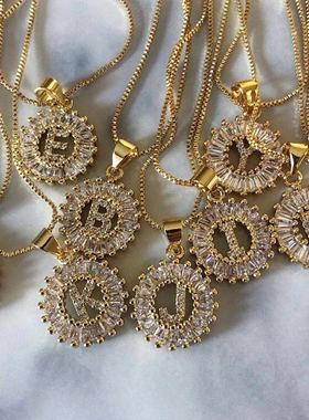 wildmood野生士多原创女字母水钻