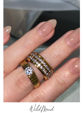 wildmood野生士多小众戒指