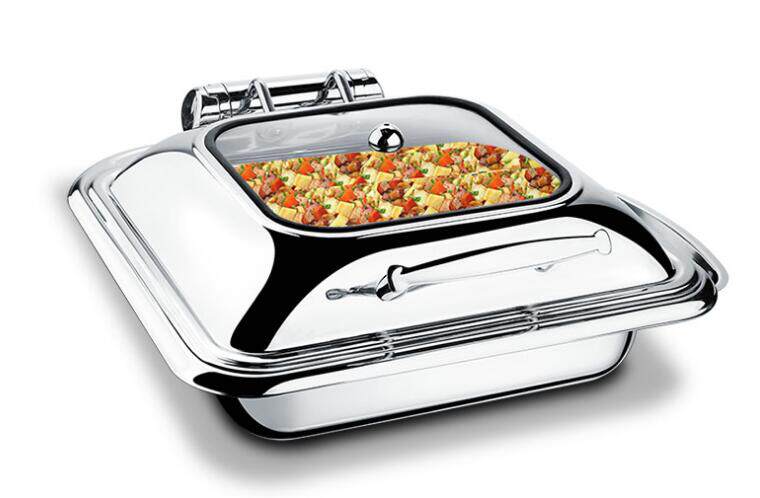 新力士电磁炉加热自助餐炉嵌入式自助餐炉不锈钢保温炉加热餐炉