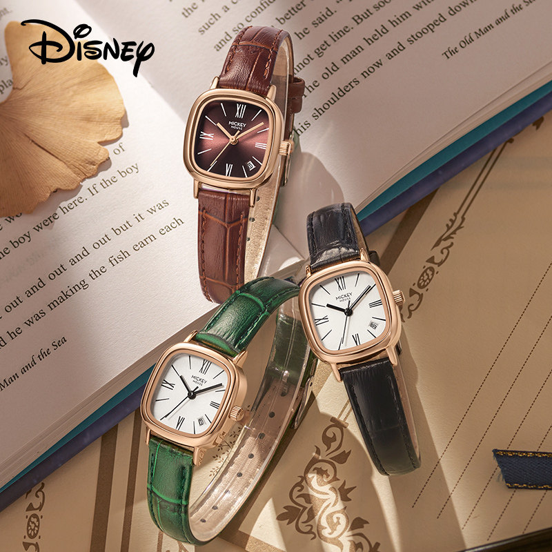 迪士尼女士女款学生名牌正品小手表 手表购酷国产腕表