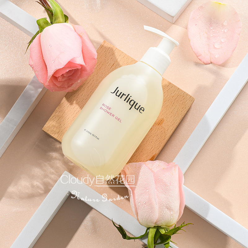 Jurlique茱丽/茱莉蔻新版玫瑰沐浴露300ml 身体清洁保湿香氛留香 - 图0