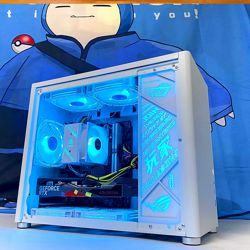 ASUS Core i7 computer host i7 13700F assembled DIY desktop 4060Ti mini computer game console