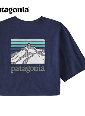 patagonia短袖T恤男士透气休闲