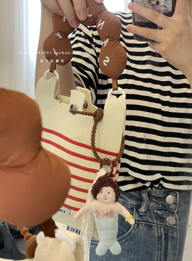 韩国多巴胺笑脸美人鱼可爱手柄