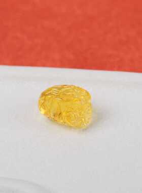 手工雕刻串珠蜜蜡貔貅隔珠提溜