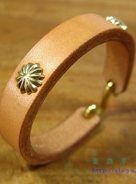 牛皮手环男女生个性手腕装饰皮圈