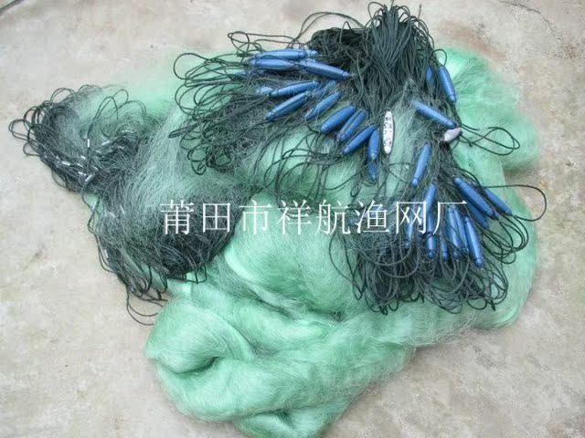 祥航漁網,外套60公分深5米,綠絲漁網,綠色網