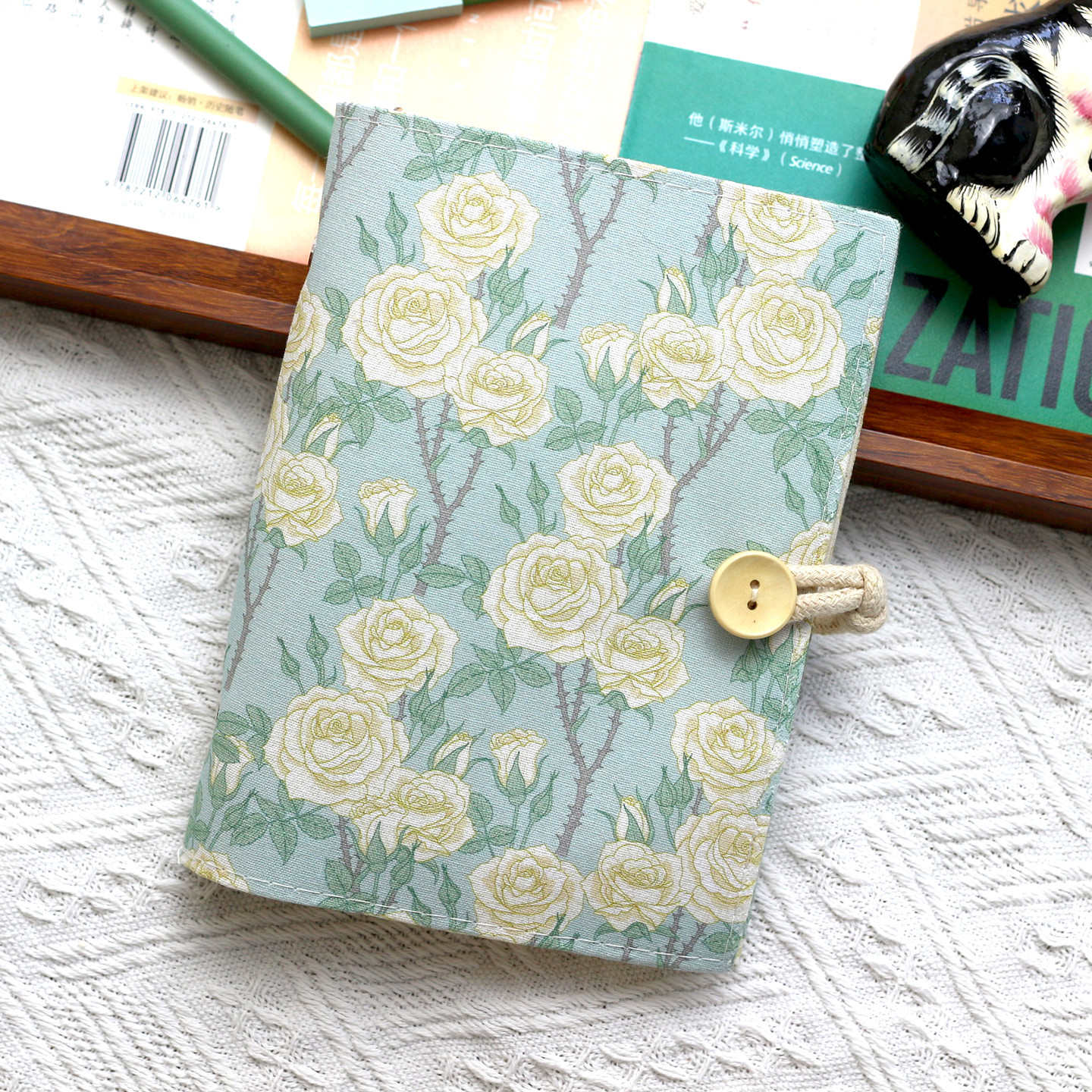 星云里荆棘玫瑰原创A5A6布艺本子活页手帐记事日记日程礼物集章,淘宝优惠券,粉丝福利购,淘宝优惠卷