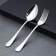 Food grade commercial 304 stainless steel spoon western food spoon