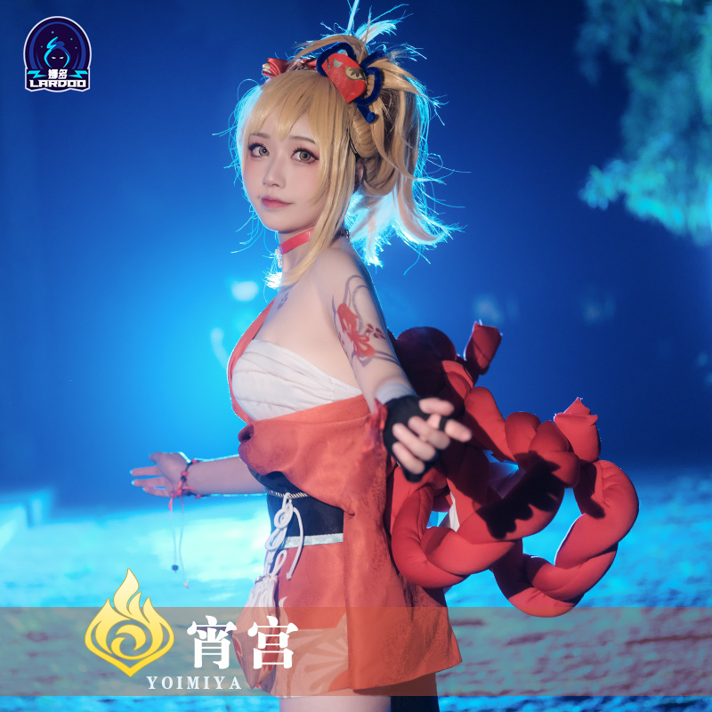 娜多现货原神稻妻城宵宫cos服yoimiya琉焰华舞cosplay女游戏动漫 - 图2