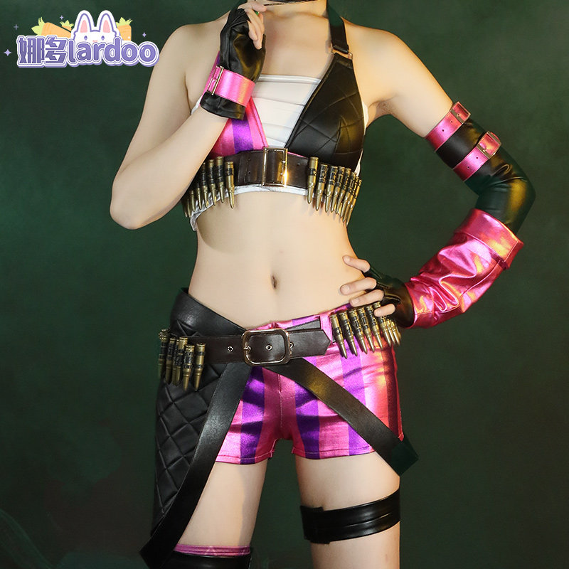 娜多 LOL英雄联盟cos金克斯丝原皮暴走萝莉cosplay游戏动漫服装女